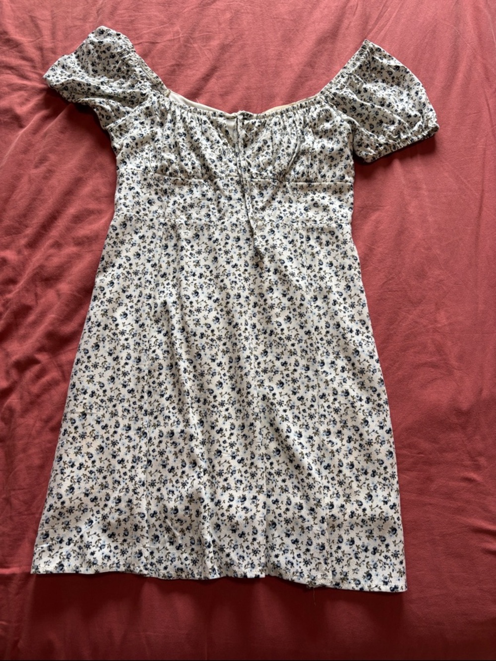 White Floral Dress